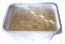 Empty vegetarian capsules (1000) size 0 CERTIFIED ORGANIC